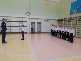 Смотр строя и песни. 