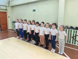 Дети подготовительной группы сдают ГТО 