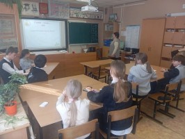 Урок Биологии в ЦО Бурмакинской школе № 2
