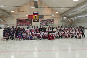 Хоккейный матч в Некрасовском в память команды Локомотив 