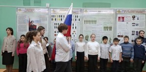 Линейка 1 декабря в ОЦ Бурмакинская школа № 1